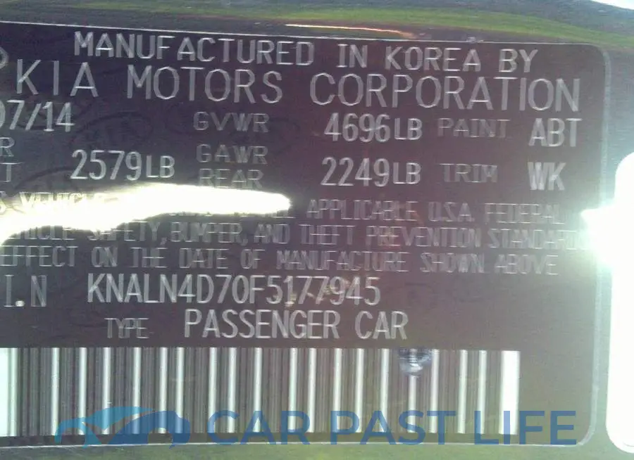 KNALN4D70F5177945# 9