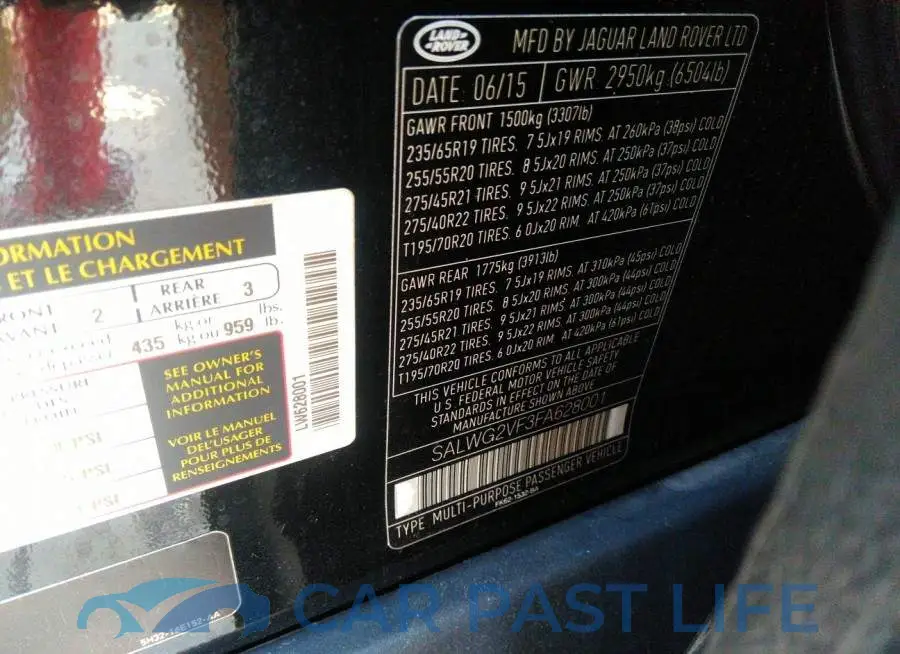 SALWG2VF3FA628001# 9