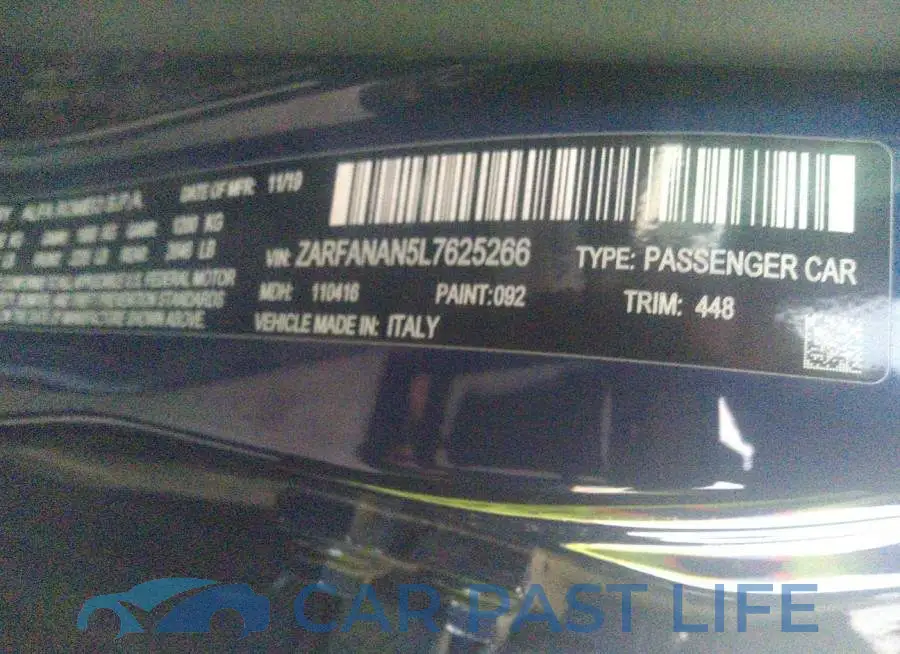 ZARFANAN5L7625266# 9