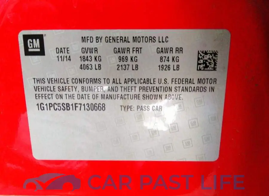 1G1PC5SB1F7130668# 9