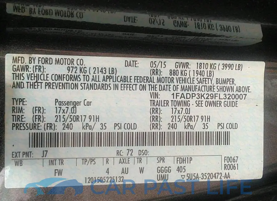 1FADP3K29FL320007# 9