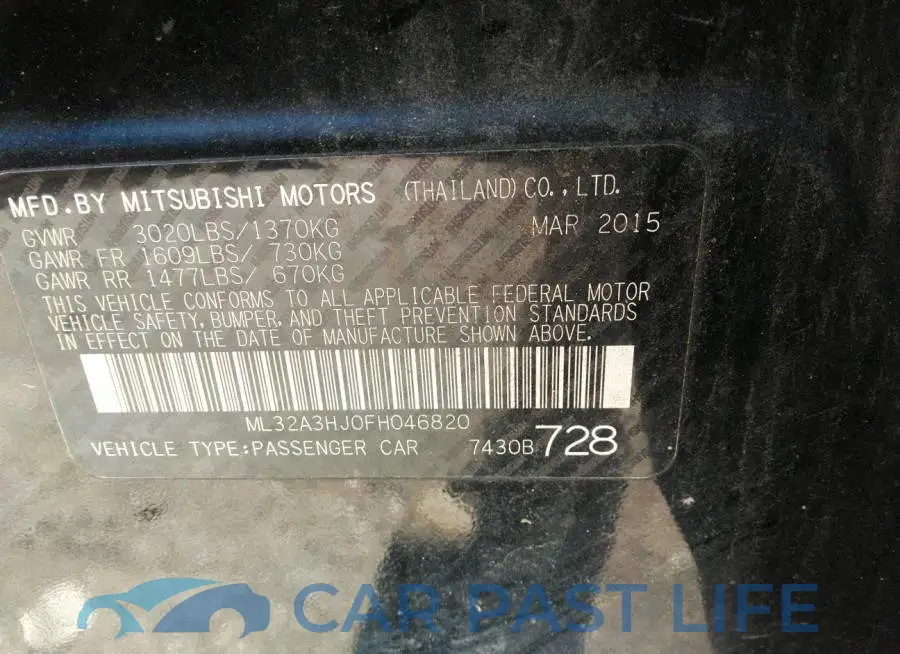 ML32A3HJ0FH046820# 9