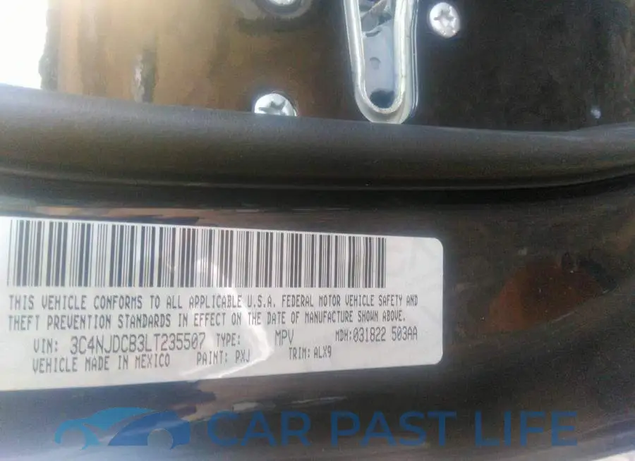 3C4NJDCB3LT235507# 9
