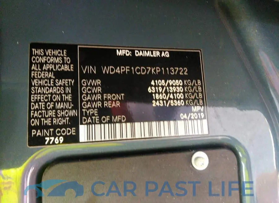 WD4PF1CD7KP113722# 9