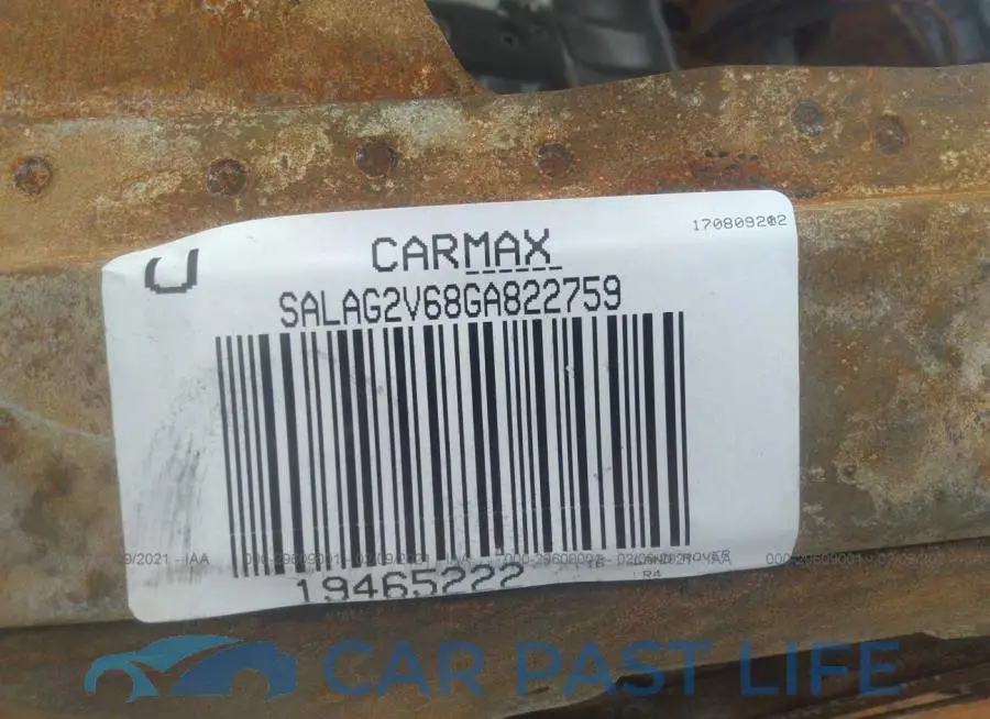 SALAG2V68GA822759# 9