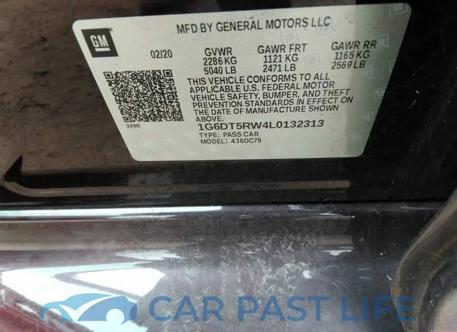 1G6DT5RW4L0132313# 9