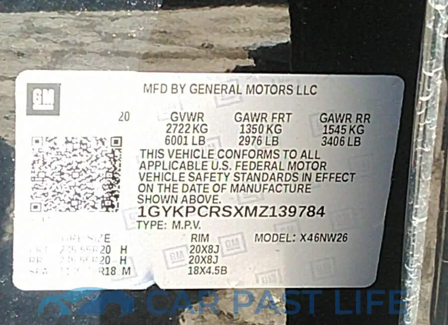1GYKPCRSXMZ139784# 9