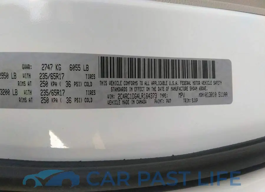 2C4RC1DG4LR164373# 9