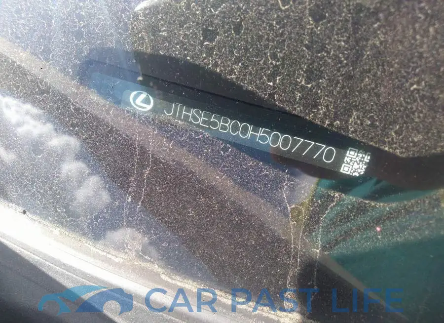 JTHSE5BC0H5007770# 9