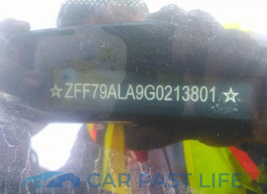 ZFF79ALA9G0213801# 9
