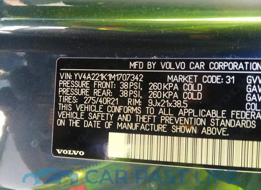 YV4A221K1M1707342# 9
