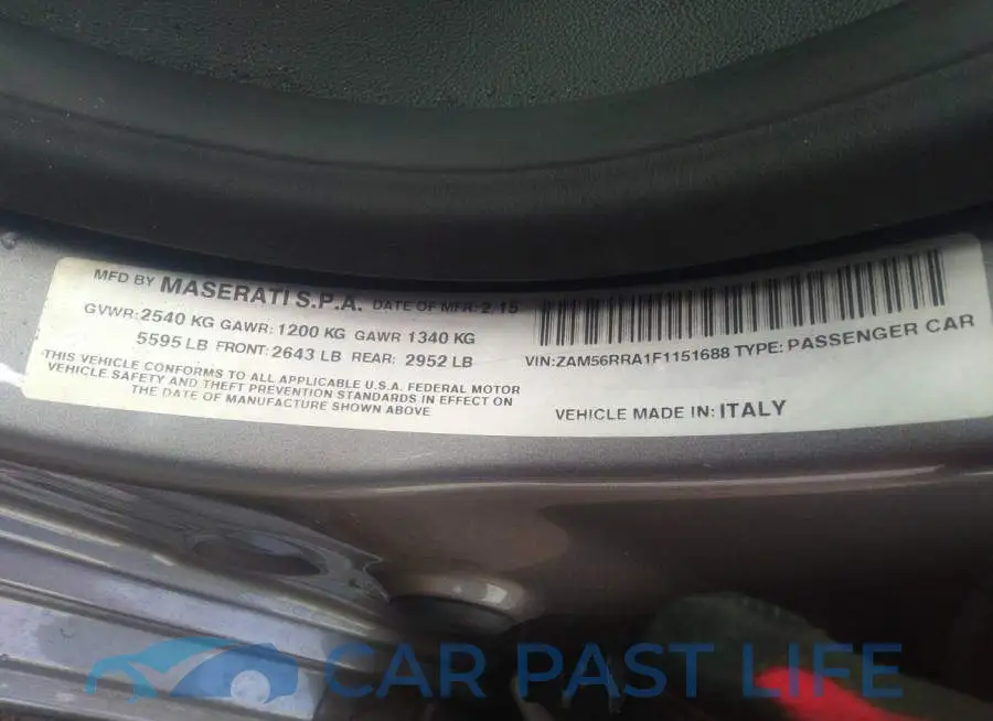 ZAM56RRA1F1151688# 9