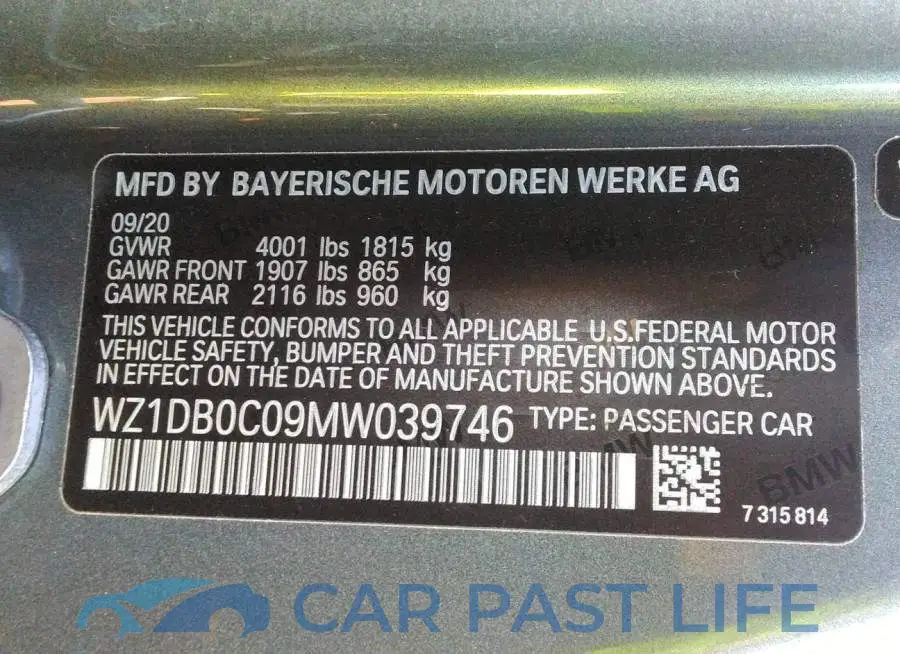 WZ1DB0C09MW039746# 9