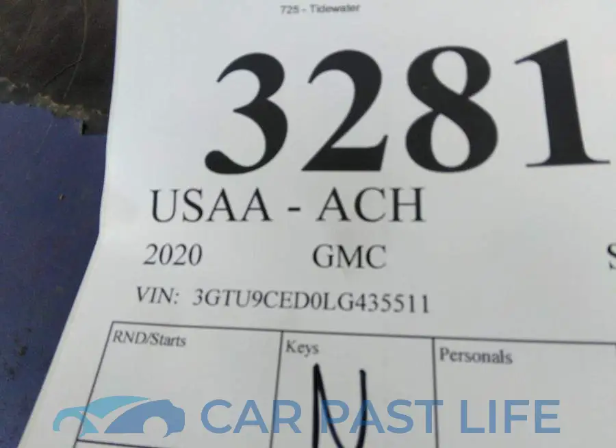 3GTU9CED0LG435511# 9