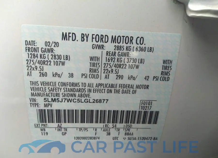 5LM5J7WC5LGL26877# 9