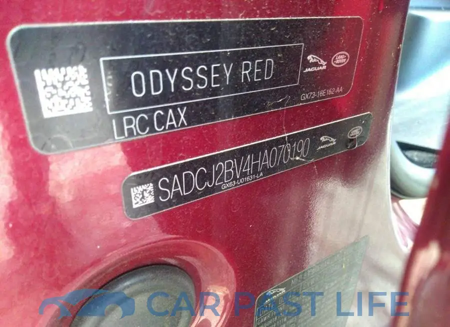 SADCJ2BV4HA070190# 9