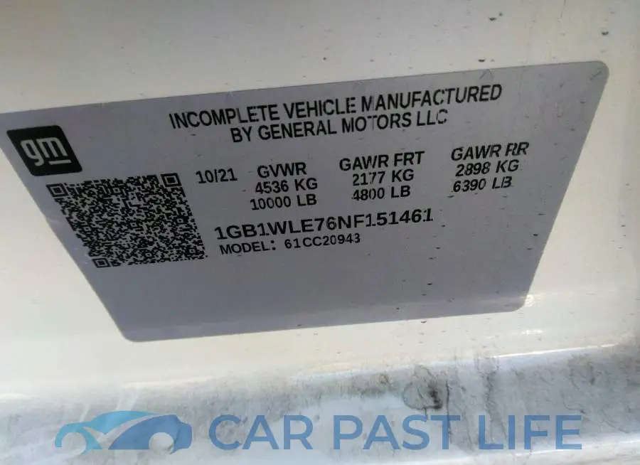 1GB1WLE76NF151461# 9