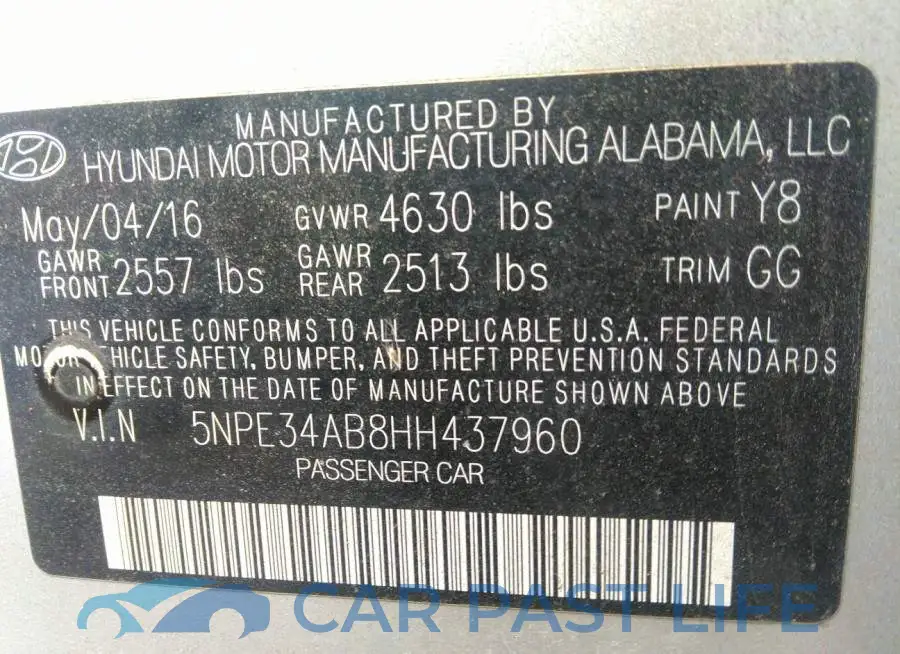 5NPE34AB8HH437960# 9
