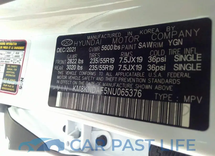 KM8KNDAF5NU065376# 9