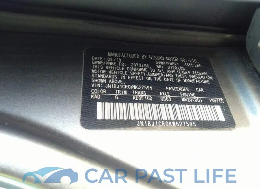 JN1BJ1CR0KW627595# 9