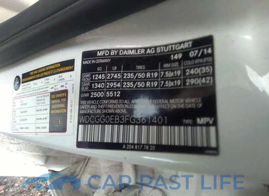 WDCGG0EB3FG361401# 9
