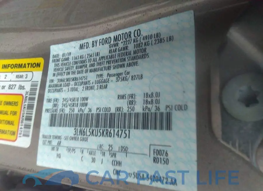 3LN6L5KU5KR614751# 9