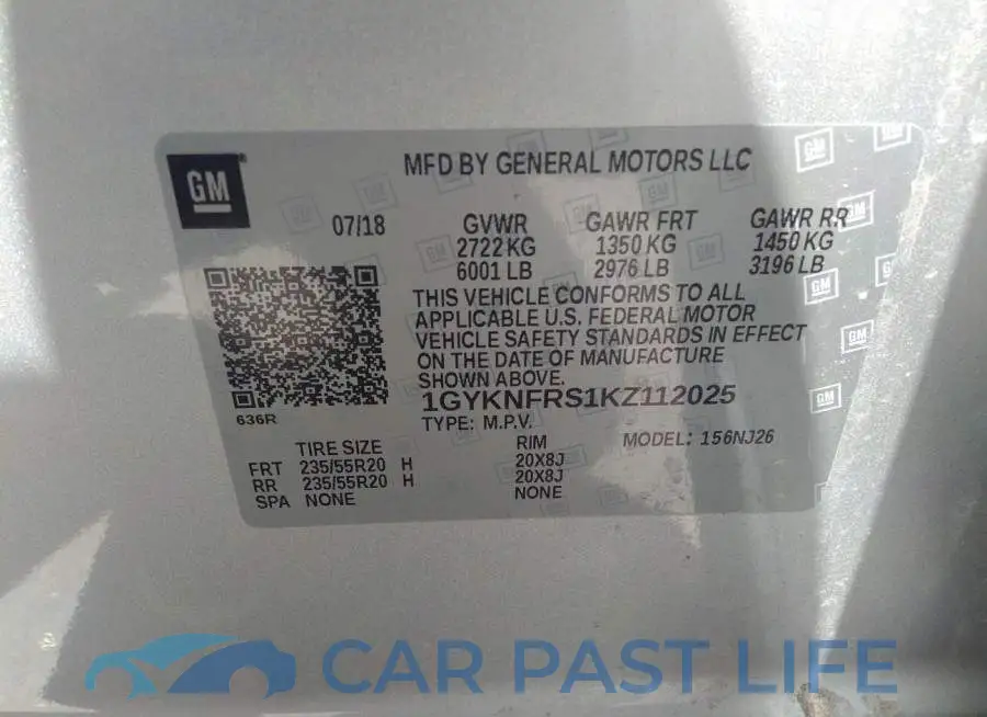 1GYKNFRS1KZ112025# 9