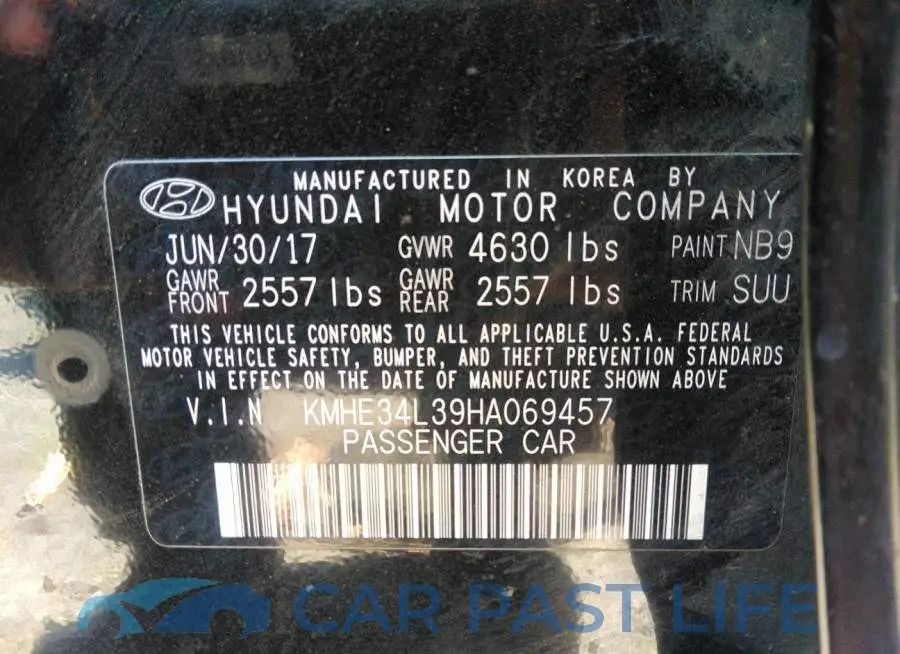 KMHE34L39HA069457# 9