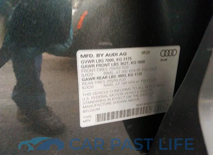 WA13ABGE3MB002269# 9