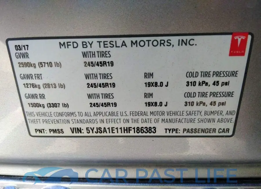 5YJSA1E11HF186383# 9