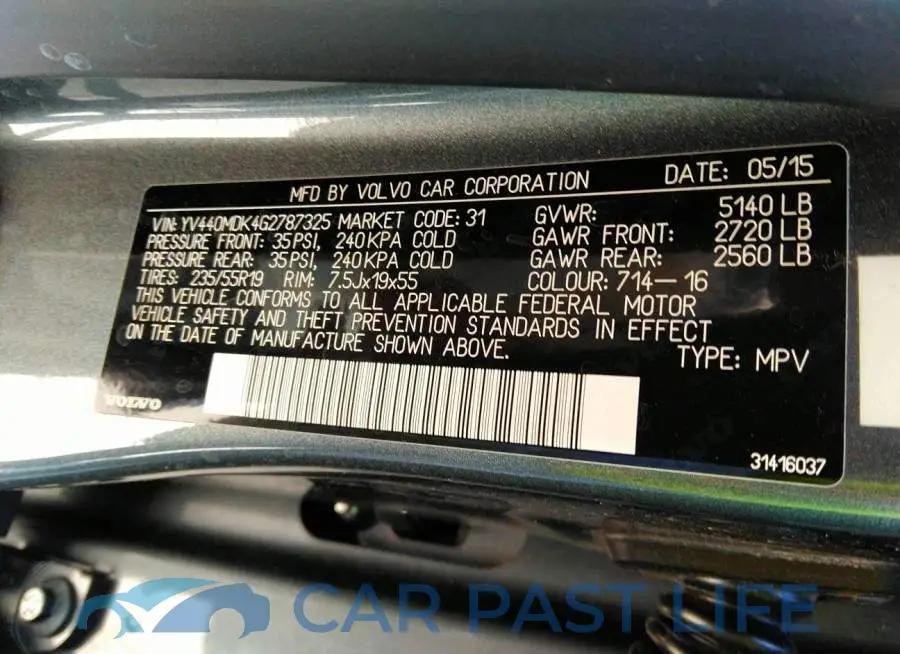 YV440MDK4G2787325# 9