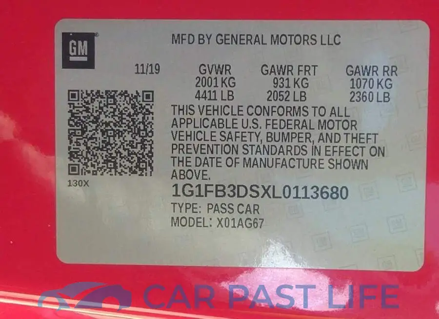 1G1FB3DSXL0113680# 9