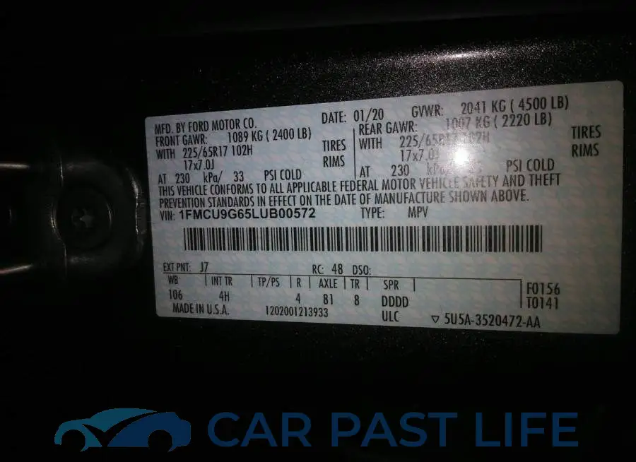00MCU9G65LUB00572# 9