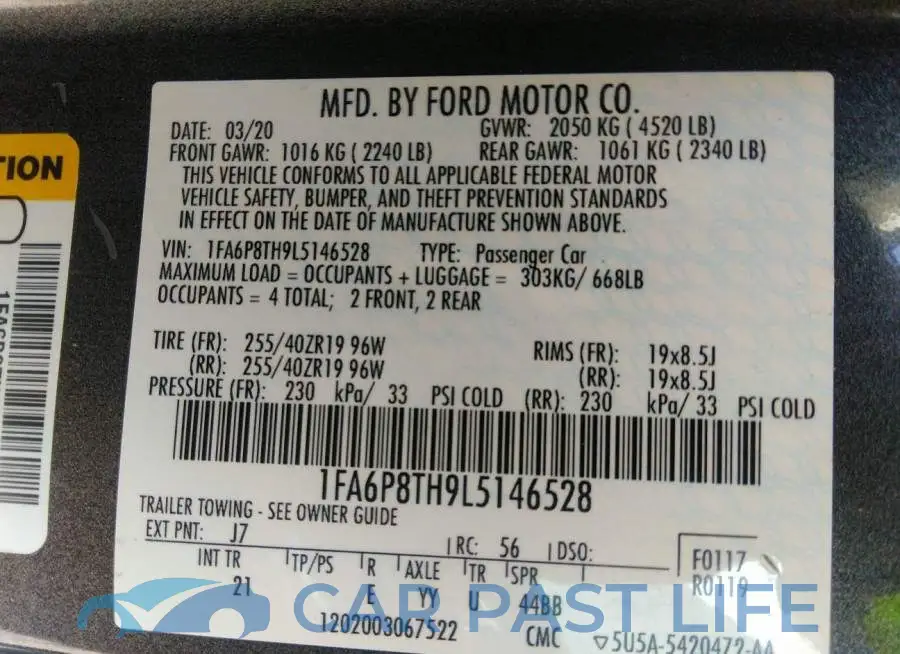 1FA6P8TH9L5146528# 9