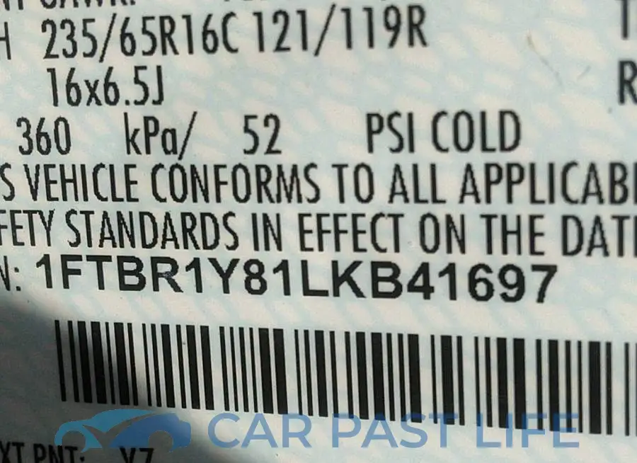 1FTBR1Y81LKB41697# 9