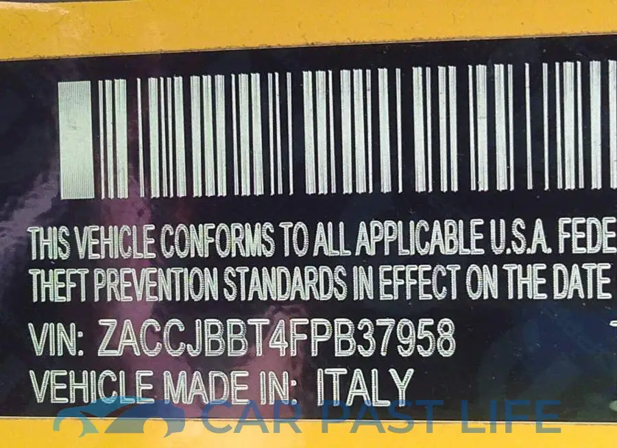 ZACCJBBT4FPB37958# 9