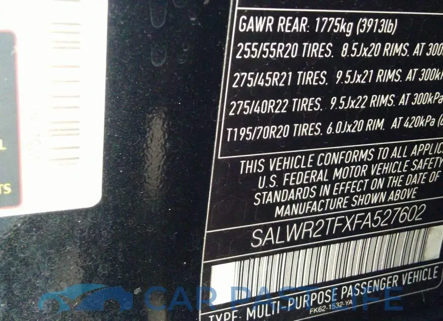 SALWR2TFXFA527602# 9