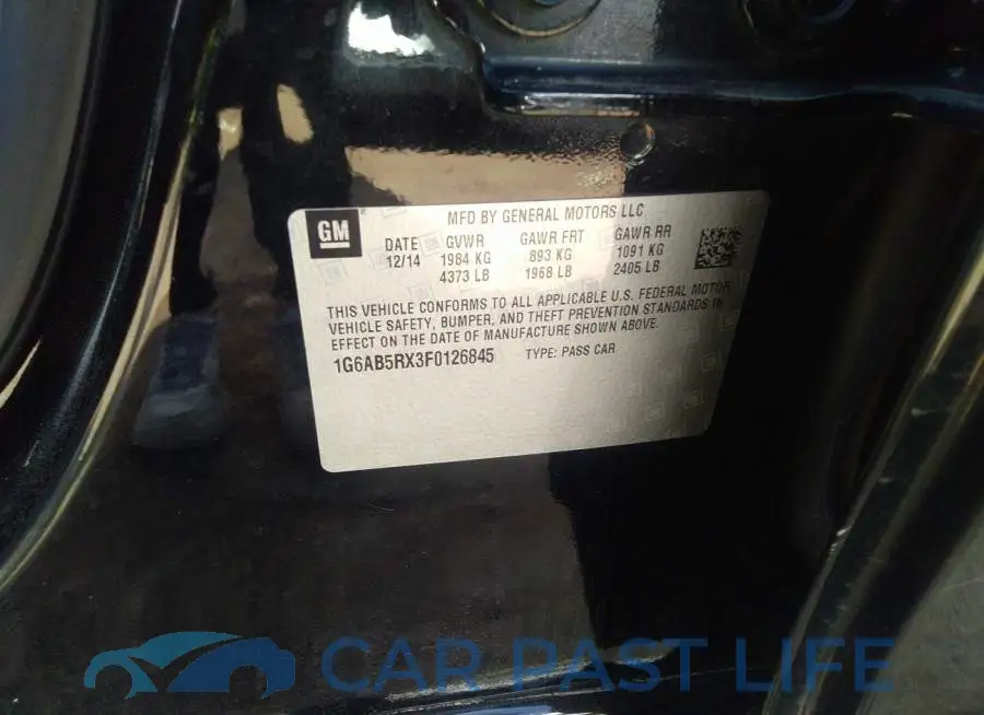 1G6AB5RX3F0126845# 9
