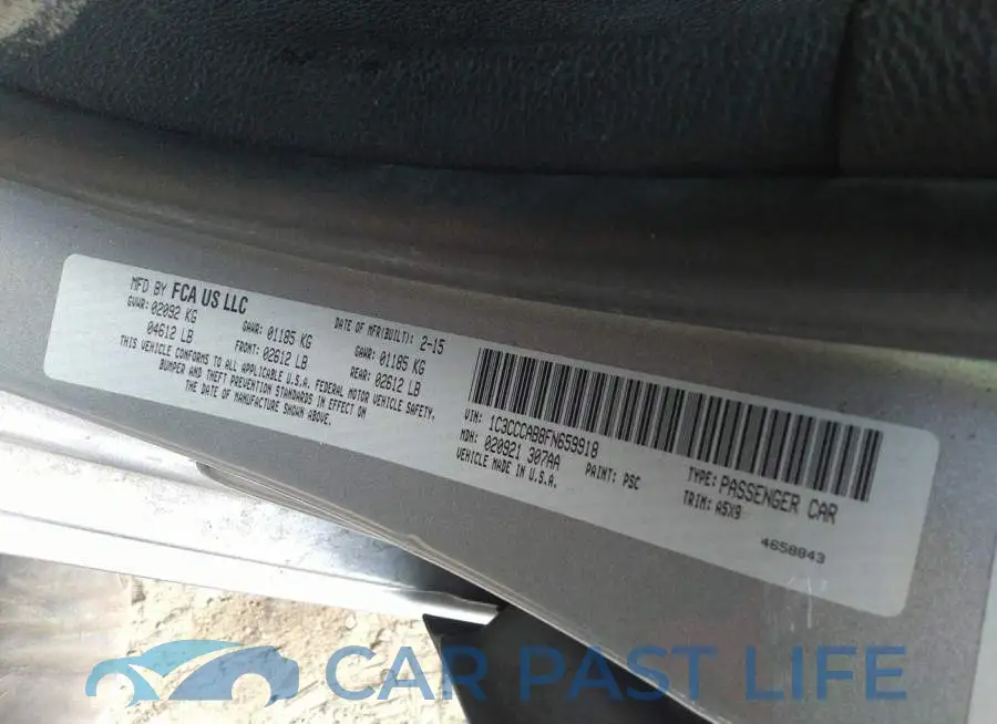 1C3CCCAB8FN659918# 9