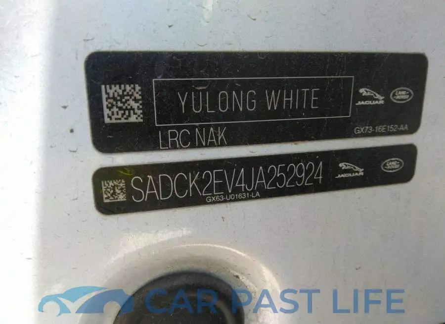 SADCK2EV4JA252924# 9