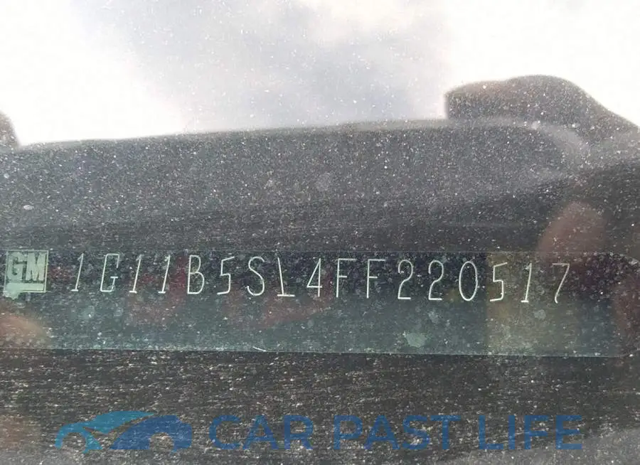 1G11B5SL4FF220517# 9