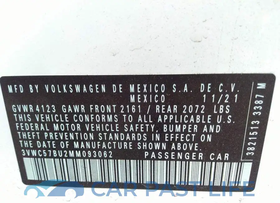 3VWC57BU2MM093062# 9