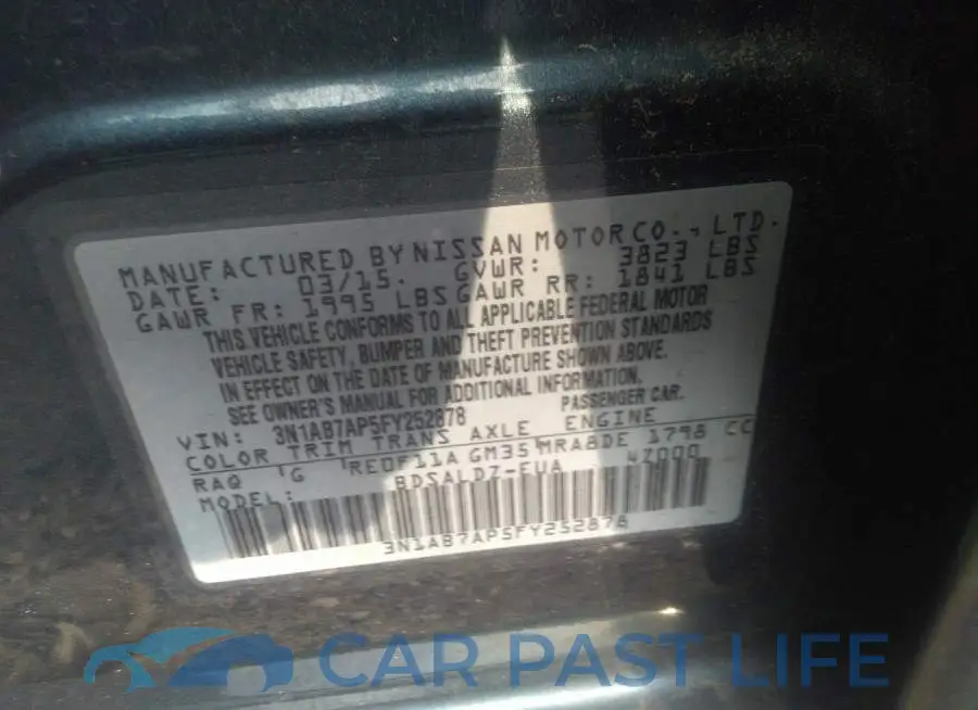 3N1AB7AP5FY252878# 9