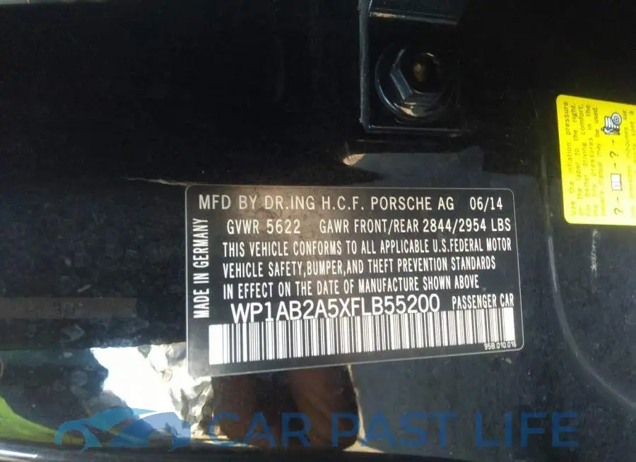 WP1AB2A5XFLB55200# 9
