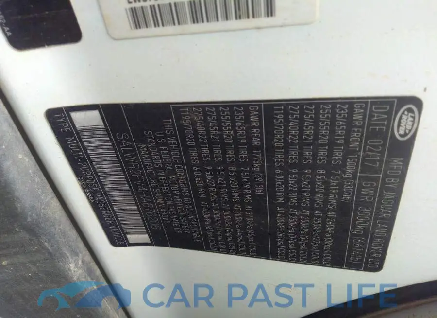 SALWR2FV4HA676206# 9