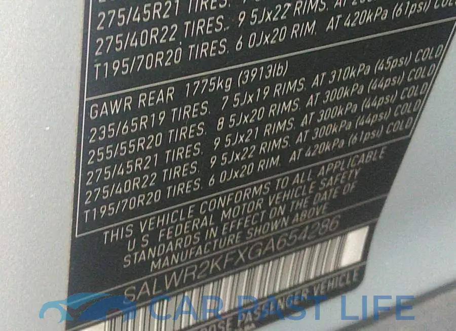 SALWR2KFXGA654286# 9