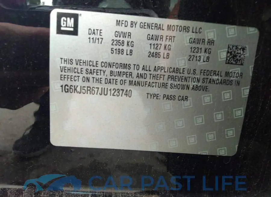 1G6KJ5R67JU123740# 9