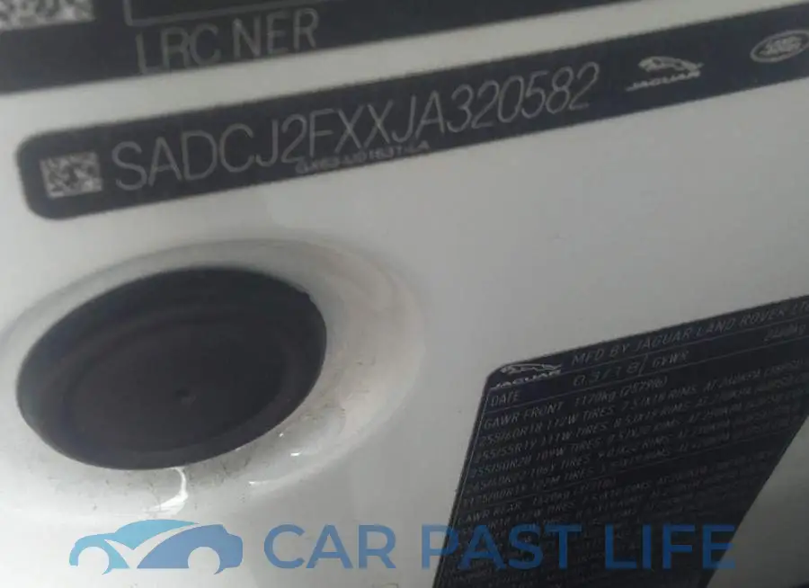 SADCJ2FXXJA320582# 9