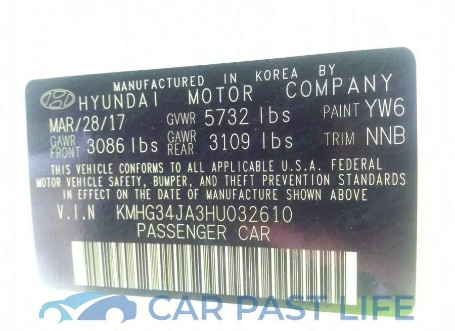 KMHG34JA3HU032610# 9
