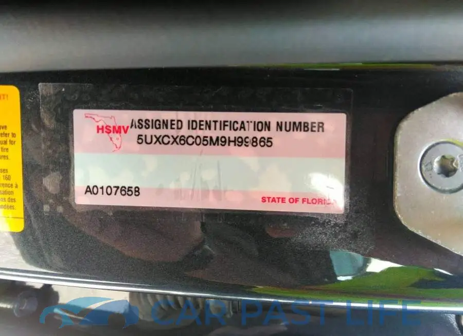 5UXCX6C05M9H99865# 9